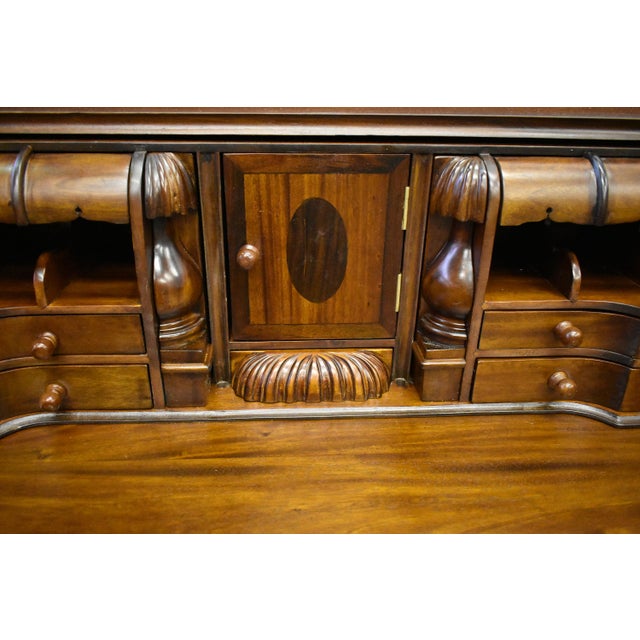 Legacy Escritoire Secretary Desk - Brown Walnut For Sale - Image 4 of 9