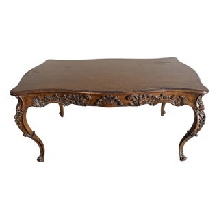 Vintage French Provincial Louis XV Desk For Sale
