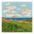 Sunset by the Seaside Acrylic Painting 12"x12" Tropical Landscape Wall Art For Sale