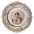 Mid 19th Century Neoclassical Handpainted Napoleon Severes Chateau Des Tuileries France Plate For Sale