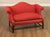 Georgian Style Upholstered Mahogany Loveseat For Sale In Philadelphia - Image 6 of 18