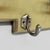 Mid-Century Modern Italian Wooden and Metal Wall Coat Rack, 1950s For Sale - Image 14 of 16
