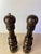 Vintage Made in Japan Dark Hardwood Salt & Pepper Mill Set, Turned Wood Grinder Pair For Sale In Seattle - Image 6 of 9
