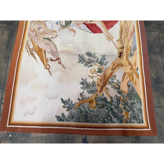 Late 20th Century Woolen Tapestry Wall Hanging For Sale - Image 10 of 11