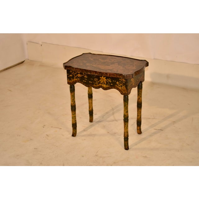 Circa 1960's Chinoiserie Side Table From England For Sale In Greensboro - Image 6 of 13