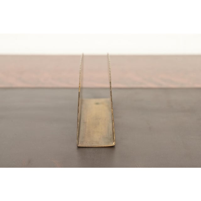 Roycroft Arts & Crafts Brass Finished Hammered Copper Letter Rack For Sale In South Bend - Image 6 of 11