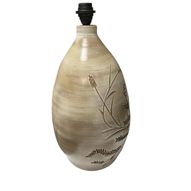 Studio Pottery Ceramic Lamp by Marius Bessone, 1970s For Sale - Image 6 of 9