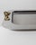 Gold Vintage Stainless Steel Tray with Gilt Rope Handles from Inoxpran, Italy, 1980s For Sale - Image 8 of 11