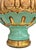 1960s Table Lamps in Turquoise and Gilt by Fortune Lamp Company - A Pair For Sale In Atlanta - Image 6 of 8