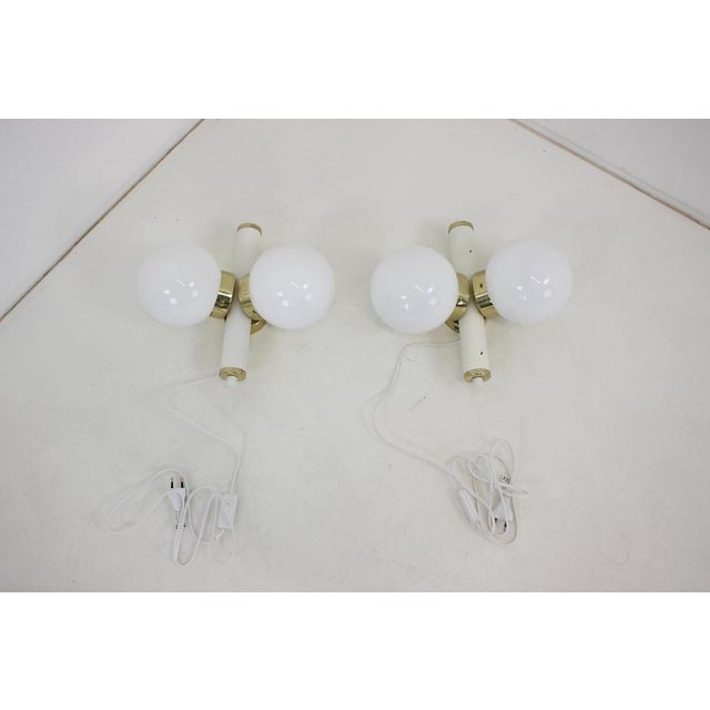 1970s Mid-Century Set of 2 Wall Lamps attributed to Instala Jilove, 1970s, Set of 2 For Sale - Image 5 of 15