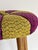 Upholstered Ash Stool, 1950s For Sale - Image 10 of 17