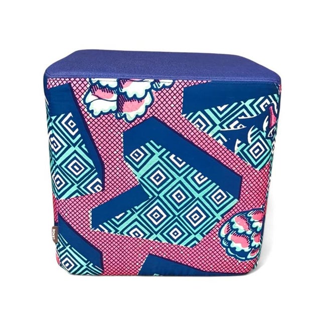 Dot Point Ottomans by Michiel van der Kley for Lande, Set of 3 For Sale - Image 5 of 18