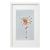 Framed Organic Modern Minimalist Flower Study | Botanical Painting | Herbarium Wall Art For Sale