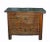Rustic Red/Green Antique Cabinet For Sale - Image 10 of 11