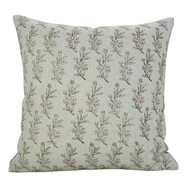 Fabdivine Artisan Block Print Water Replicant Cushion Cover 18x18 Inch Cotton Linen- Deepika For Sale