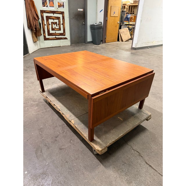 1950s 1950s Mid-Century Modern Teak Coffee Table For Sale - Image 5 of 10