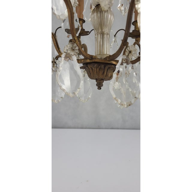Louis XV Cage Chandelier For Sale - Image 9 of 12