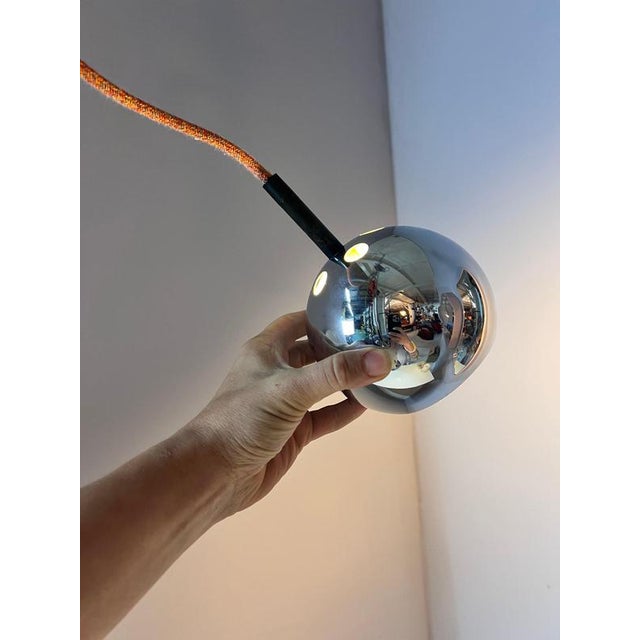 Ball Lamp in Chrome from Baum-Leuchten For Sale - Image 9 of 11