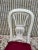 French Provincial Late 20th Century Vintage Louis XVI Style Balloon Back Painted Upholstered Side Chair by Wernermeier Enterprise Inc For Sale - Image 3 of 12