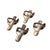 Vintage Silver-Tone Saguaro Cactus Napkin Rings, Set of Four For Sale - Image 4 of 4