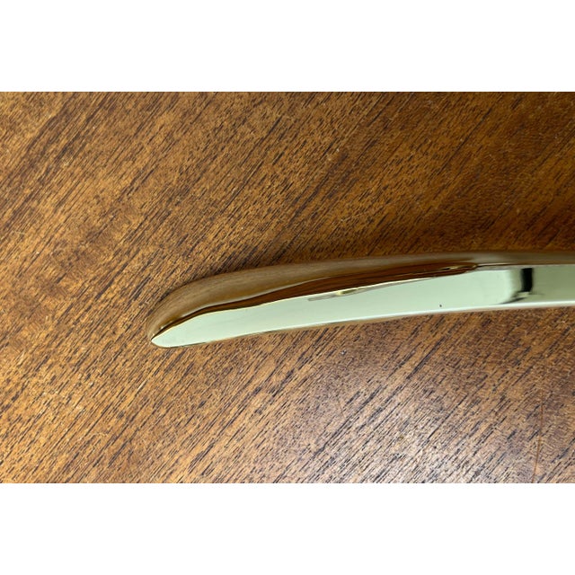 Mid-Century Modern Hollywood Regency Style Brass Coat Hanger, 1960s, Set of 5 For Sale - Image 11 of 18