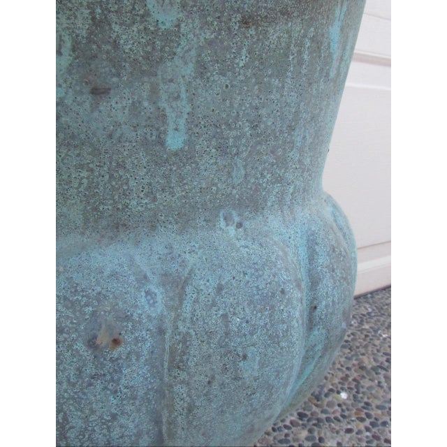 Pair of Antique French Copper Urns For Sale - Image 15 of 17