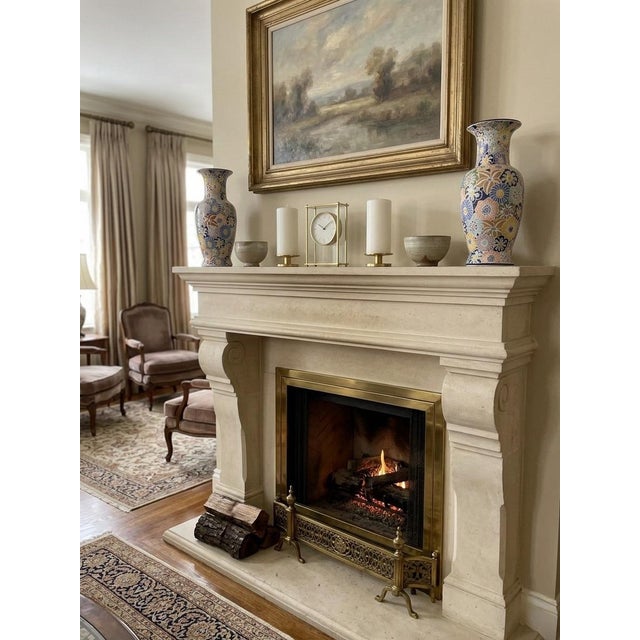 Pair of Hand-Painted Dutch Floral Vases For Sale - Image 10 of 10