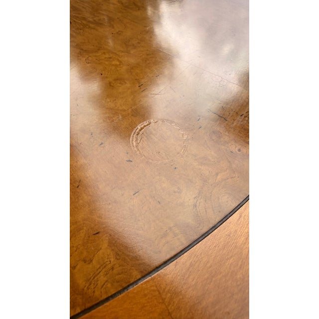 Wood 1970s Michael Taylor for Baker Furniture Ming Style Burl Wood Side Tables, 2 Pieces For Sale - Image 7 of 12