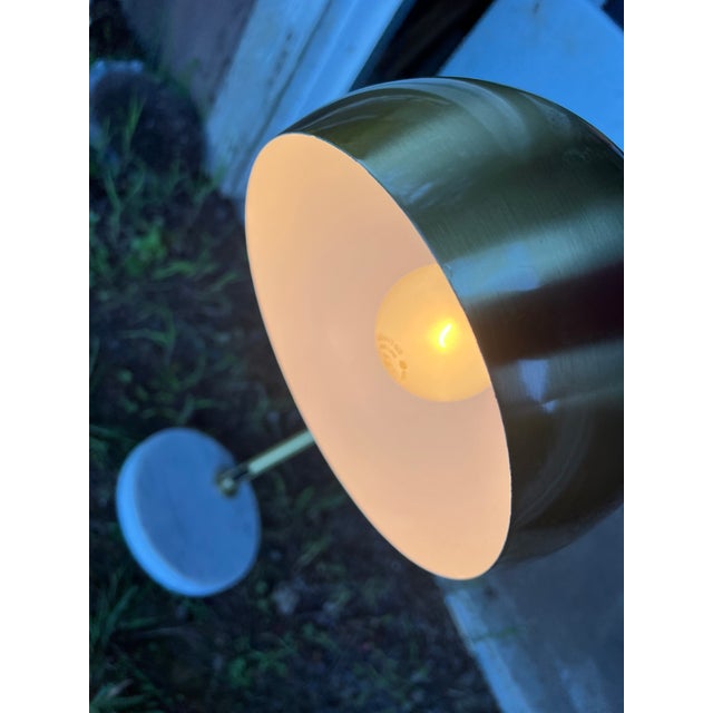 Metal Marble Base Modern Desk Lamp For Sale - Image 7 of 11