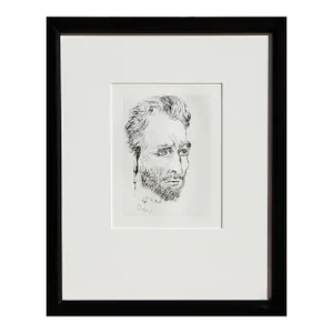 Van Gogh, Salvador Dalí Restrike Etching, Signed in the Plate
