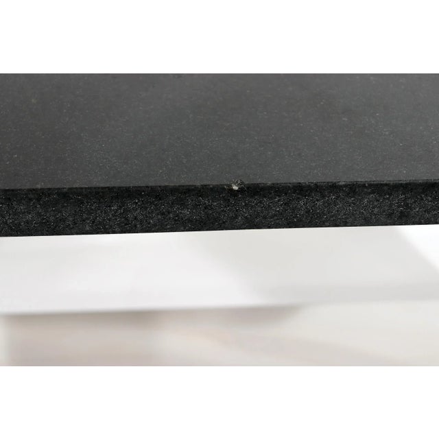 Stanley Jay Friedman for Brueton Steel and Granite "Eclipse" Low Coffee Table For Sale - Image 10 of 11