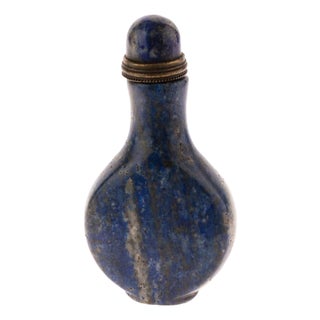 Chinese Qing Dynasty Lapis Lazuli Snuff Bottle For Sale