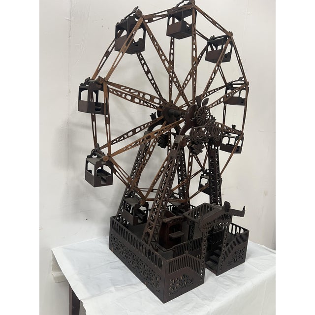 20th Century Model of a Ferris Wheel, Fairground Carousel For Sale - Image 18 of 18