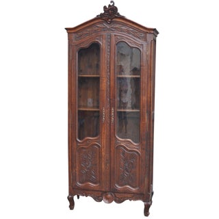 Country French Armoire 1890's For Sale