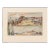 Original Vintage Signed Yngve H. Olsen Landscape Watercolor Painting For Sale