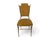 Mid-Century Modern Brass and Mustard Velvet Chairs, 1960s, Set of 6 For Sale - Image 3 of 15
