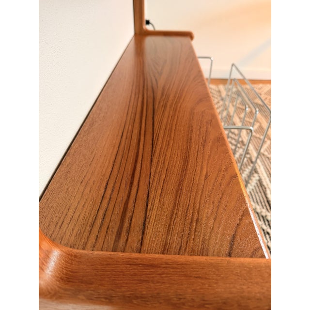 1960s Teak Wall Shelf from Dyrlund, Denmark, 1960s For Sale - Image 5 of 15