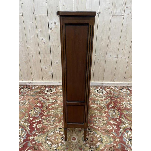 Louis XVI Style Bibus in Mahogany and Mahogany Veneer For Sale - Image 5 of 7