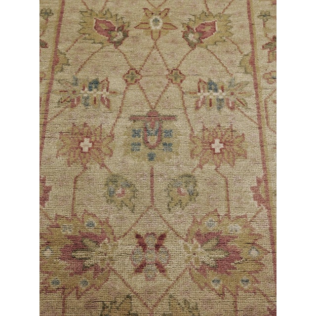 Hand Made Runner Rug. 100% Pure Wool Pile. 2'8"x 10' For Sale In Los Angeles - Image 6 of 12