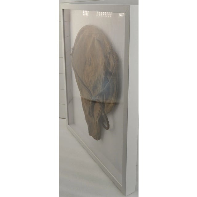 1940s Framed Rare Antique Canvas Yacht Drag Anchor For Sale - Image 5 of 8