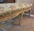 Vintage French Louis XV Style White Painted & Custom Upholstered Window Bench For Sale - Image 4 of 11