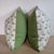 Colefax & Fowler 22" Ashmead Pillows in Leaf For Sale - Image 4 of 7