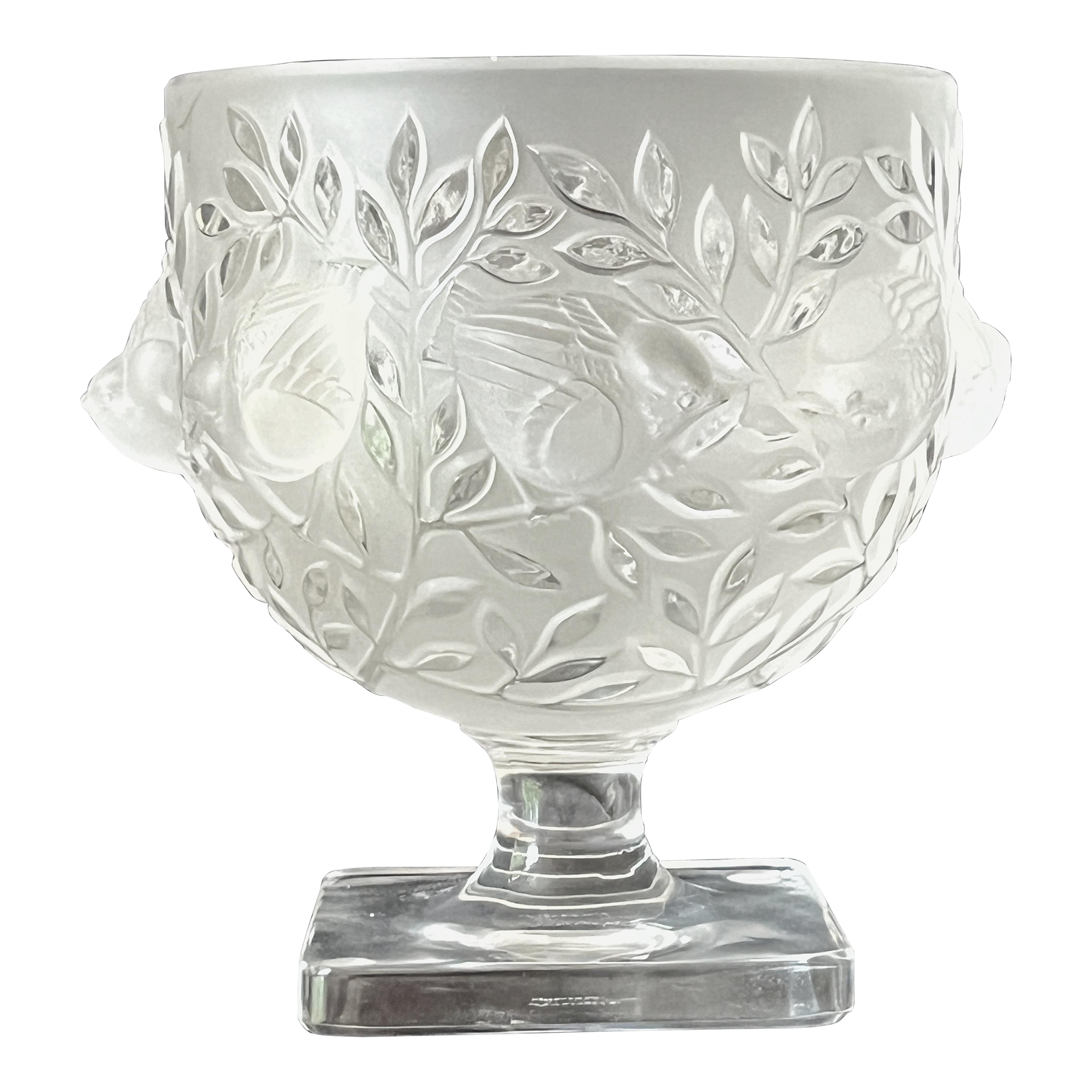 最終セール【LALIQUE 】美品ラリック Elisabeth エリザベート Vintage 1960's Lalique Crystal Elisabeth Vase Signed | Chairish