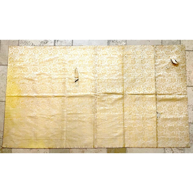 Antique Silk Kesa Monk's Patched Robe Meiji Period For Sale - Image 10 of 17