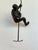 Mid 20th Century Vintage Modernist Cast Metal Hanging Sculpture of a Man Climbing For Sale - Image 5 of 12
