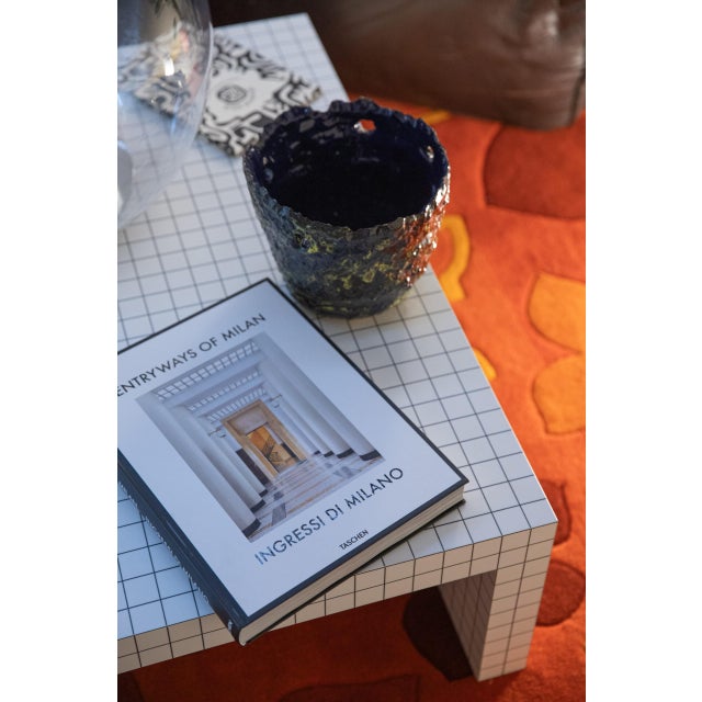 Floral Rug with Cushions, 1980s, Set of 3 For Sale - Image 12 of 12