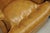 Animal Skin Vintage Classic Leather Chesterfield Brown Tufted Leather Barrel Club Chair Pair For Sale - Image 7 of 14