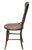 Stylish Turn of The Century oak side chair with sculptural solid oak backrests, and bentwood hip supports. This example is...