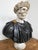 19th Century Italian Roman Vanitas Bust Renaissance Revival Memento Mori Marble, 1890, Marble For Sale - Image 3 of 9