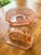Vintage Pink Depression Glass Covered Bunny Dish For Sale - Image 4 of 5